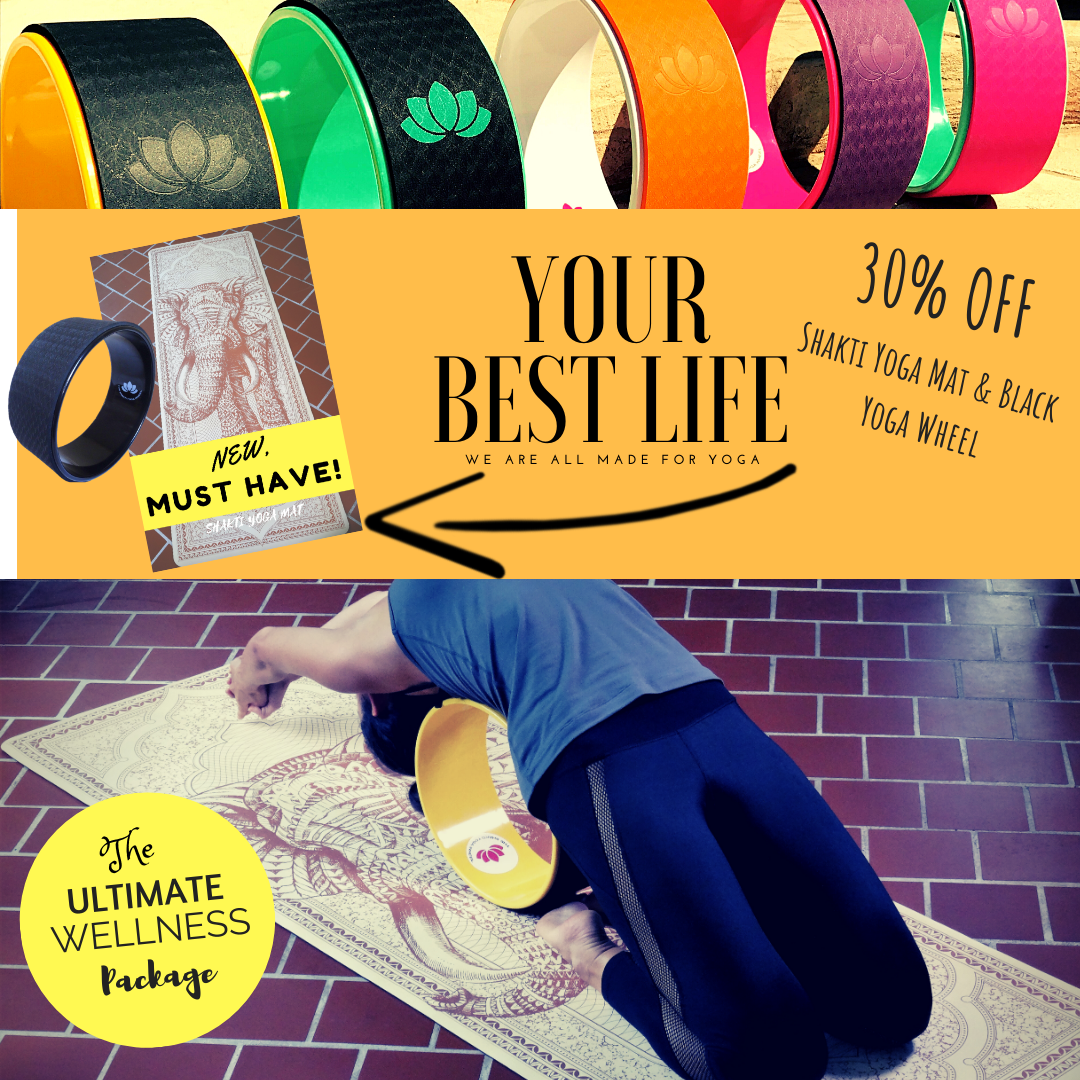 Shakti Yoga Wheel® & Mat Special 30 OFF The Shakti Yoga Wheel®