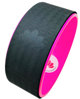 Pink Black Yoga Wheel