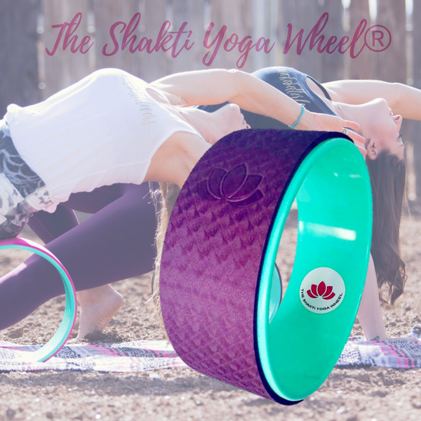 Purple Yoga Wheel with Imprint