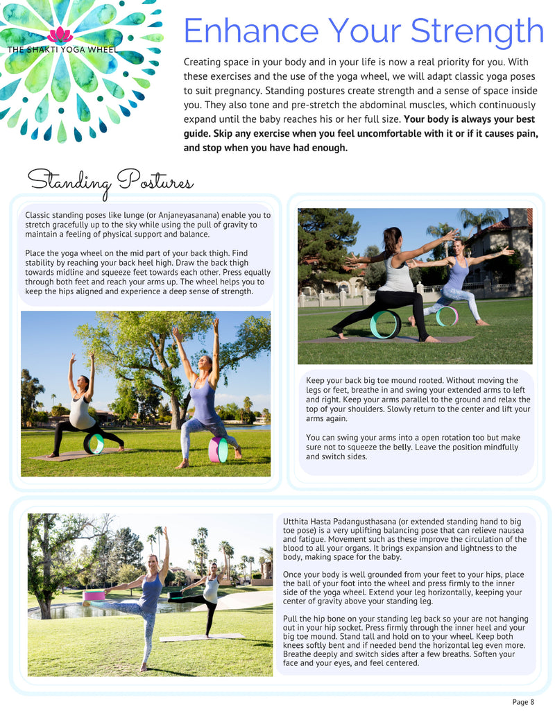 Shakti Yoga Wheel® Guide (e-book) - Enjoy Your Pregnancy With An Open Heart - The Shakti Yoga Wheel