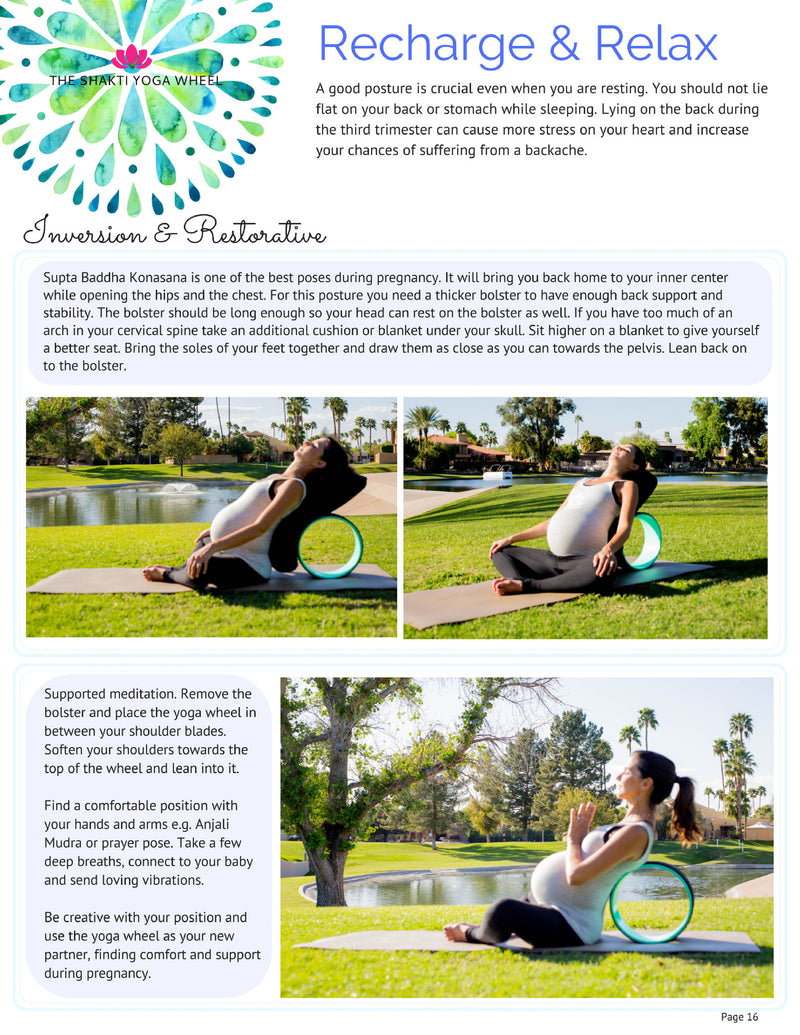 Shakti Yoga Wheel® Guide (e-book) - Enjoy Your Pregnancy With An Open Heart - The Shakti Yoga Wheel