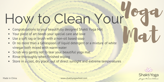 How to clean your yoga mat