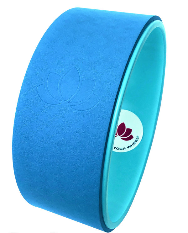 Blue Yoga Wheel Imprint