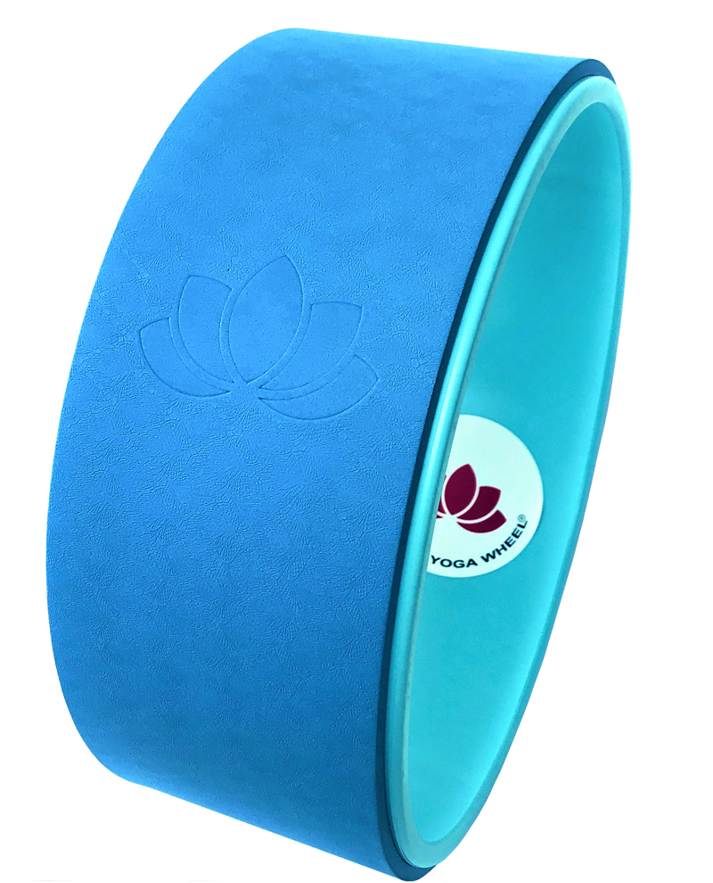 Blue Yoga Wheel Imprint