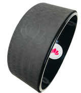 Black Yoga Wheel Imprint