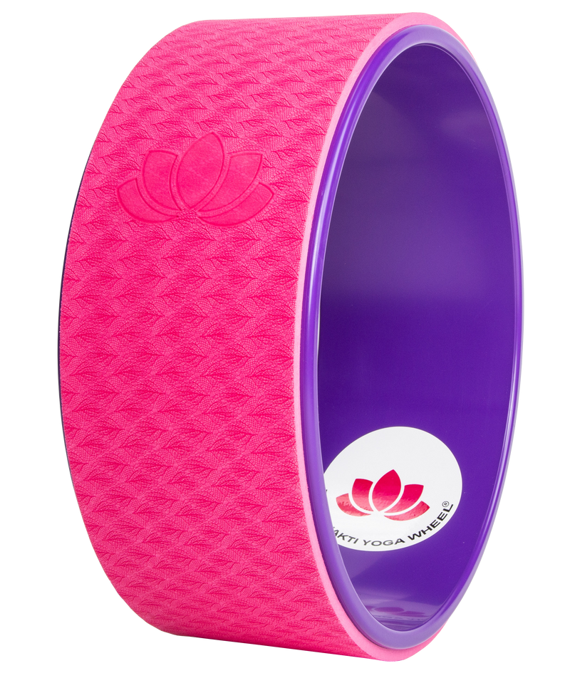 Purple Pink Yoga Wheel Imprint