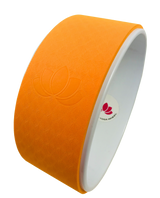 Orange White Yoga Wheel Imprint - The Shakti Yoga Wheel