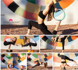 Orange White Yoga Wheel Imprint - The Shakti Yoga Wheel