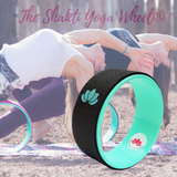 Black Yoga Wheel Green Lotus - The Shakti Yoga Wheel