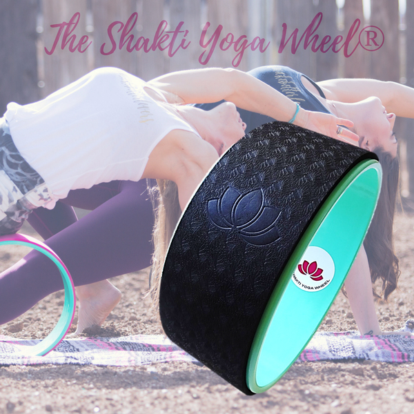 Black Yoga Wheel Imprint - The Shakti Yoga Wheel