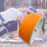 Orange White Yoga Wheel Imprint - The Shakti Yoga Wheel
